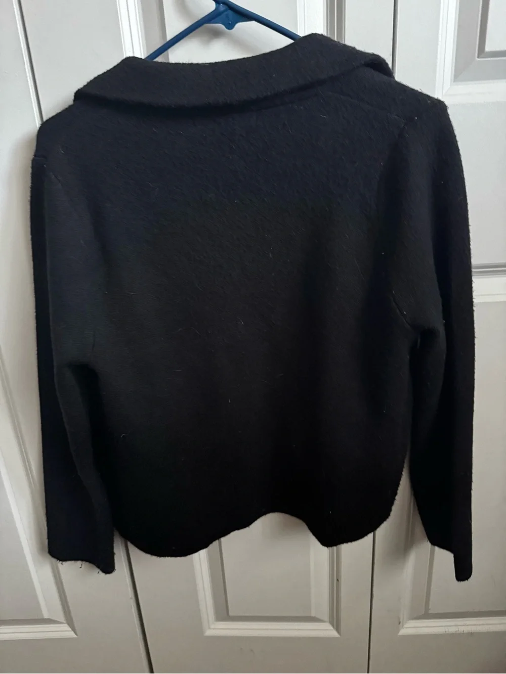 Black Open-Front Blazer Jacket - Picture 3 of 3
